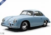 1/18 BBR 1955 Porsche 356A (Meissen Blue) Car Model Limited 48 Pieces
