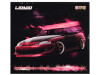 Toyota Soarer JZZ30 Vertex RHD (Right Hand Drive) Red Metallic with Carbon Hood and Doors "Hong Kong Toycar Salon (HKTCS) 2026" 1/64 Diecast Model Car by Liomio