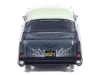 1957 Chevrolet Bel Air Lowrider Gray Metallic with Light Green Top and Halloween Graphics 1/64 Diecast Model Car by IXO Models