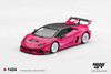 1/64 Mini GT Lamborghini Huracan GT LB★WORKS (Ruby Purple Red) Diecast Car Model