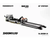 1/64 SHOOM64 DarwinPRO AIRFORCE Hino 300 Custom Drop-Bed Car Carrier (Grey) Special Edition Diecast Car Model