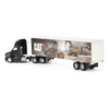 1/64 Diecast Masters Peterbilt with Caterpillar Mural Trailer (Black) Diecast Models