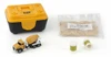 Diecast Masters 6-Car Set Cat Mini Play Set Assortment III  (Packed in Tool Box with Motion Sand & Surprise Tools)