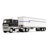 1/64 First Gear Ford CLT-9000 (Black) & 40’ Vintage Trailer Diecast Model