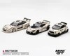 1/64 Mini GT 3-Car Set INOZETEK x TBC Set 2026 Show Edition Abarth 595 LB-WORKS TBC + Toyota GR Supra LB?WORKS TBC + Nissan 180SX LB-Super Silhouette Diecast Car Model
