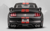 1/18 2020 Ford Mustang Shelby GT500 (Matte Black with Red Stripe) Diecast Car Model