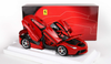 1/18 BBR Ferrari LaFerrari (Rosso Corsa 322 Red with Gloss Black Roof and Silver Rims) Fully Open Diecast Car Model