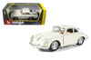 1961 Porsche 356 B Coupe Ivory White 1/24 Diecast Model Car by Bburago