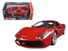 Ferrari 488 GTB Red 1/24 Diecast Model Car by Bburago