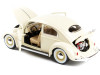 1/18 BBurago 1955 Volkswagen Beetle Kafer (Beige) Diecast Car Model 1/18 BBurago 1955 Volkswagen Beetle Kafer (Beige) Diecast Car Model