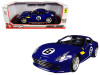 1/18 BBurago Ferrari California T Blue "Sunoco" #6 70th Anniversary Diecast Car Model