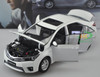 1/18 Dealer Edition Toyota Corolla (White) Diecast Car Model