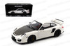 1/18 Minichamps 2011 Porsche 911 GT2 RS Black Wheels (White) Diecast Car Model