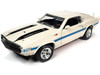 1/18 Auto World American Muscle - Class of 1970 - 1970 Shelby GT500 GT-500 (White with blue side stripe and black hood stripes) Diecast Car Model