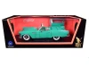 1955 Ford Thunderbird Convertible Turquoise 1/18 Diecast Model Car by Road Signature