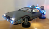 1/18 Hot Wheels Hotwheels Super Elite Delorean Back to the Future Ultimate Edition w/ Lights, Hover Board & Accessories Diecast Car Model