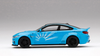 1/64 Mini GT BMW F82 M4 LB Works Baby Blue Car Model