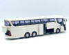 1/50 Cararama Scania Irizar Pb Super Coach Autobus (White with Blue and Red Stripe) Diecast Car Model