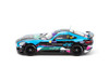 Tarmac Works 1:64 Hobby64 - Mercedes-AMG GT4 - Greater Bay Area GT Cup Macau 2019 Winner - Kevin Tse #18 (Black/Blue) Diecast Car Model (Limited to 1248 pieces)