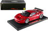 Hot Wheels 1:18 Elite - Ferrari 458 Italia GT2 (Presentation Version) (Red) Diecast Car Model