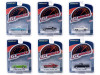 "Greenlight Muscle" Set of 6 Cars Series 23 1/64 Diecast Model Cars by Greenlight