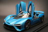 1/18 Dealer Edition NIO EP9 NextEV EP9 (Blue) w/ Opening Doors & Rear Wing Diecast Car Model