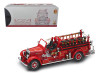 1935 Mack Type 75BX Fire Engine Truck with Accessories Red 1/24 Diecast Model by Road Signature