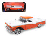 1/18 Road Signature 1957 Ford Ranchero Pickup (Orange & White) Diecast Car Model