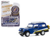 1967 Jeep Jeepster Commando Off-Road with Roof Rack Blue with Stripes "Goodyear Racing" "Running on Empty" Series 11 1/64 Diecast Model Car by Greenlight