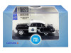 1954 Pontiac Chieftain 4-Door Sedan Black and White "CHP" (California Highway Patrol) 1/87 (HO) Scale Diecast Model Car by Oxford Diecast