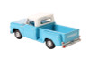 1965 Chevrolet C10 Stepside Pickup Truck Light Blue with White Top 1/87 (HO) Scale Diecast Model Car by Oxford Diecast