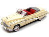 1949 Buick Roadmaster Cream with Red Interior 1/18 Diecast Model Car by Motormax