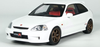 1/18 OTTO Honda Civic Type R EK9 (White w/ Sports Wheels) Resin Car Model