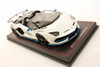 1/18 MR Lamborghini Aventador SVJ Xago Edition in Bianco Asopo Resin Car Model Limited 99 Pieces