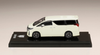 1/64 Toyota Alphard HYBRID (H30W) AERO TYPE White Pearl Car Model HJ641012HLW