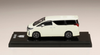1/64 Toyota Alphard HYBRID (H30W) AERO TYPE White Pearl Car Model HJ641012LW