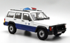 1/18 Dealer Edition Classic Jeep Cherokee Police Car (White) Diecast Car Model