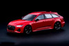 1/64 Audi RS6 Avant C7 (Misano Red) Diecast Car Model Limited