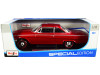 1962 Chevrolet Bel Air Burgundy with Black Interior "Special Edition" 1/18 Diecast Model Car by Maisto