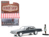 1981 Chevrolet Caprice Classic Light Gray and Dark Gray with Woman in Dress Figurine "The Hobby Shop" Series 9 1/64 Diecast Model Car by Greenlight