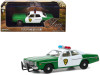 1975 Plymouth Fury "Chickasaw County Sheriff" Green and White 1/43 Diecast Model Car by Greenlight