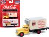 1941-1946 Chevrolet Box Truck Yellow and Cream "Coca-Cola" 1/87 (HO) Scale Model by Classic Metal Works