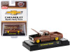 1975 Chevrolet Silverado Pickup Square Body Truck Brown Metallic Limited Edition to 4400 pieces Worldwide 1/64 Diecast Model Car by M2 Machines