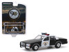 1989 Chevrolet Caprice Police Car Black and White "CHP" "California Highway Patrol 90th Anniversary" "Anniversary Collection" Series 10 1/64 Diecast Model Car by Greenlight