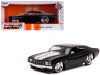 1971 Chevrolet Chevelle SS Glossy Black with White Stripes "Bigtime Muscle" 1/24 Diecast Model Car by Jada