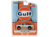 1982 GMC K-2500 Custom 4x4 Pickup Truck "Gulf Oil" Light Blue and Orange Limited Edition to 2750 pieces Worldwide 1/64 Diecast Model Car by Greenlight
