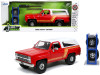 1980 Chevrolet Blazer Red with White Top and Stripes with Extra Wheels "Just Trucks" Series 1/24 Diecast Model Car by Jada