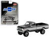 1969 Chevrolet K10 Pickup Truck Black and Silver Limited Edition to 2750 pieces Worldwide 1/64 Diecast Model Car by Greenlight