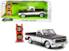 1972 Chevrolet Cheyenne Pickup Truck Brown and White with Extra Wheels "Just Trucks" Series 1/24 Diecast Model Car by Jada