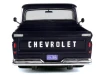 1966 Chevrolet C10 Fleetside Pickup Truck Black 1/24 Diecast Model Car by Motormax
